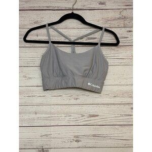 🦃 Columbia‎ Sportswear Strappy Racerback Sportsbra Grey Size Med